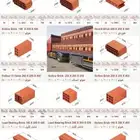 الطوب الأحمر بجميع المقاسات  يتوفر لدينا جميع مقاسات الطوب