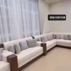 تفصيل جلسات ارضية وكنب مغربي ومساند
