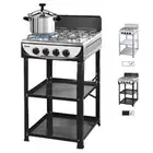 موقد   بوتجاز غاز 4 شيلات بقاعده استانلس