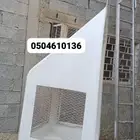 تركيب غطاء مكيف خارجى اغطية شفات شبك تيك