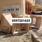 غطاء مكيف اغطية شفات طاردطيور خارجى شبك تيك