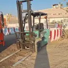 تأجير روافع شوكيه يومي شهري جميع احجمها