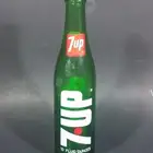 7Up Vintage glass bottle 1970s 1980s soda
