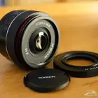 عدسة 35mm f2.8 samyang rokinon سوني فل فريم