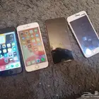 للبيع ايفون 7 العادي و2 ايقونات 6 اس تحتاج شي صيانه