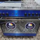 خمسه عيون فرن ايطالي اصلي غاز نظيف شوايا شغل مقاس 90