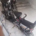 سكوتر كهربائي شبه جديد نضيف لا يشكو من حاجه ابدا بطاريه 48 f