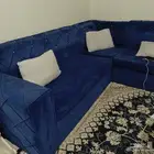 كنب ازرق وكنب اخضر