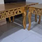 3 طاولات خشب بي 150 ريال