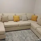 كنب اشلي حرف U فخم مودرن