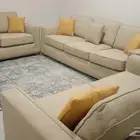 طقم كنب اشلي 7 أشخاص فخم مودرن