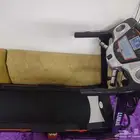 سير رياضي مع جهاز مساج المساج يعمل على حرق الدهون