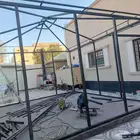 تفصيل خيام تفصيل مضلات .ديكورات برجولات سواتر