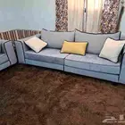 كنب شبه جديد اربع قطع