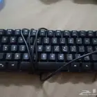 كيبورد اسود اضاءه ار جي بي مع ماوس ار جي بي