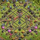 حساب كلاش اوف كلانس تاون 17 جدران ماكس