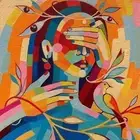 لوحات فنية مودرن تنفيذ حسب الطلب