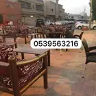 كراسي خارجية أحواش وجلسات عربيه متنوعة
