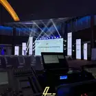 شاشات واضاءه وصوتيات واستيج وتجهيز جميع لوازم الحفلات