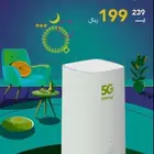 انترنت منزلي 5g لا محدود مع راوتر مجاني وشريحه مجاني