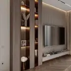 تنفيذ شاشه تلفزيون ديكور