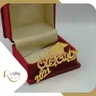 سلسال وبروشات تخرج بلاسم مطلي ذهب تصمم حسب الطلب