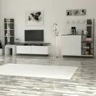 طقم طاولات SH06 ابيض ورمادي