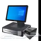 جهاز كاشير لمس تموينات مطعم بقالة كوفي بوفيه مغسلة حلاق مشغل