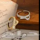 خواتم نسائية مطلية بالذهب