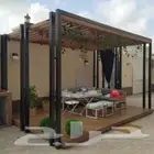 تصميم جلسات ارضيه و مظلات_برجولات