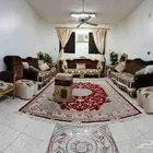 كنب مستعمل وطني 9 قطع بحالة جيدة جدا للبيع