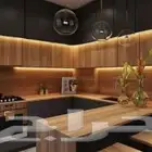 تفصيل مطابخ المنيوم حديثة وخشب