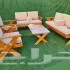 تفصيل كنب وجلسات داخليه وخارجيه وستائر حسب طلب جميع انواع