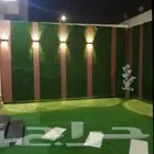 اصباغ ديكورات مضلات سواتر بديل رخام بديل خشب عشب صناعي