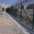 تركيب اشبوك وسياج الأمني لاطرقات