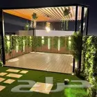 فن حدائق عشب صناعي جازان