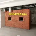 بناء افران بيتزا بناء شوايات حجر افران مطاعم