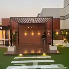 تنسيق حدائق شلالات نوافير مظلات مصبات شلالات