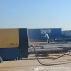 ازاله الاصباغ القديمه بالرمل صنفره الحديد تخشين الخرسانه