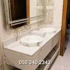 مغاسل وطاولات و ديكورات