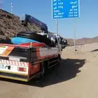في ونش طالع من ضباء الساعه 4ونص