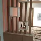 Partition cupboard wooden decorations