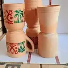 كاسات شاي فخار كاسه فخار
