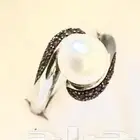 جديد خواتم خفيفة فضة اصلي جديد يحتاج تلميع بسبب فترة تخزين