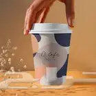 أكواب ورقية فاخرة   طباعة احترافية وشكل أنيق