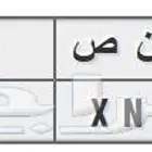 للبيع لوحة رقمين ( 21 )