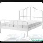 سرير ايكيا شبه جديد نفر ونص مع مرتبته