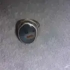 خاتم عقيق يماني مصور وقطعه حجر سليماني صغيره