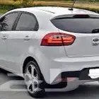 كيا ريو هاتش باك اللون فضي 2014