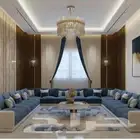 الركن الراقي تفصيل جميع انواع لكنب وستاير وتنجيد جميع الكنب